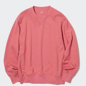 NWT- Uniqlo Unisex Crewneck Sweatshirt - Pink, Size M